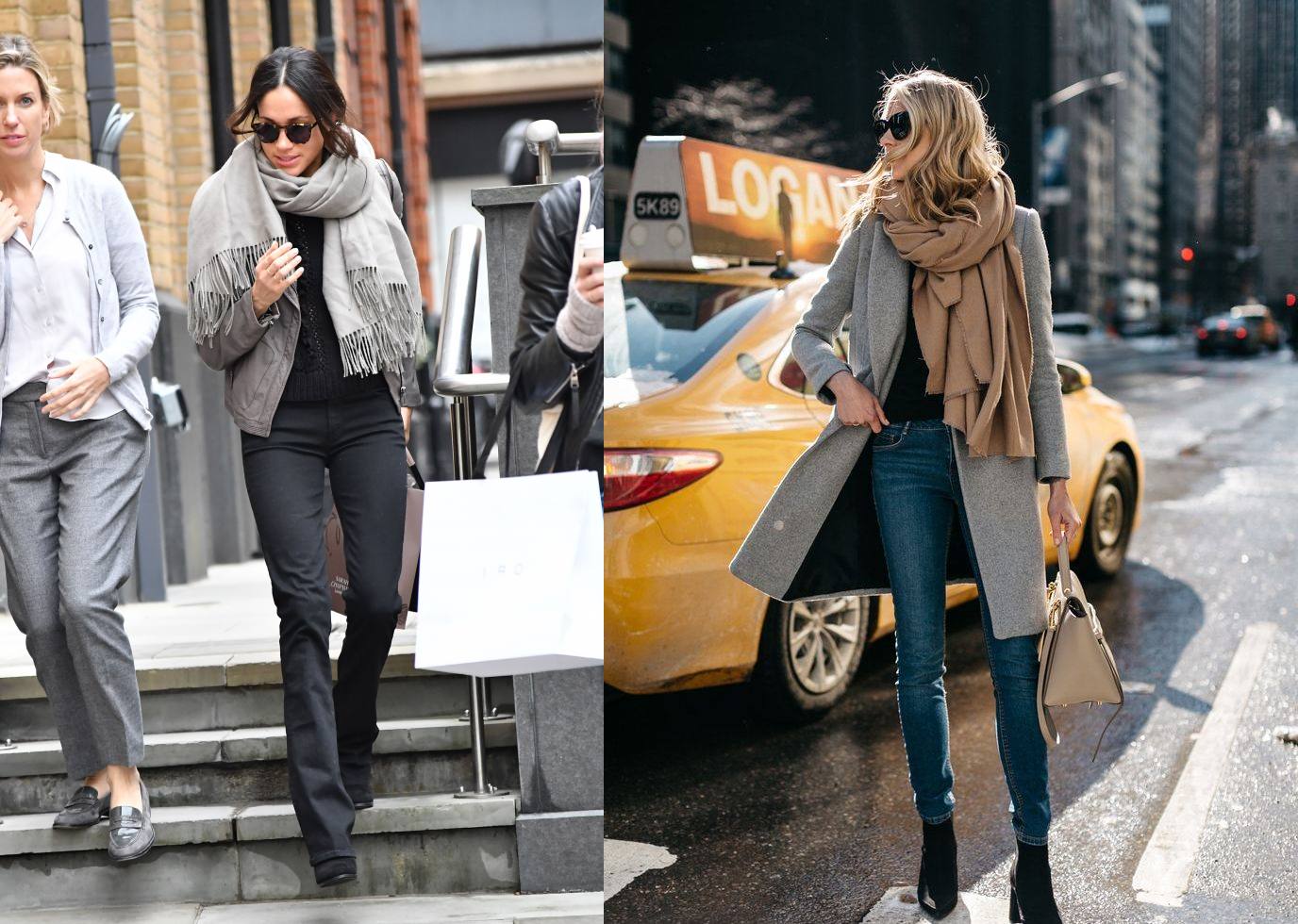 Neutral Blanket Scarf