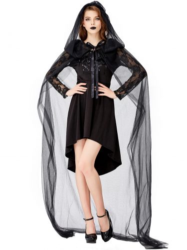 a girl dress black Vampire Costume